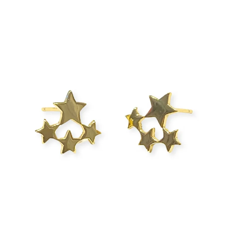 Ladies huggie earrings-Starley Stacker Earring