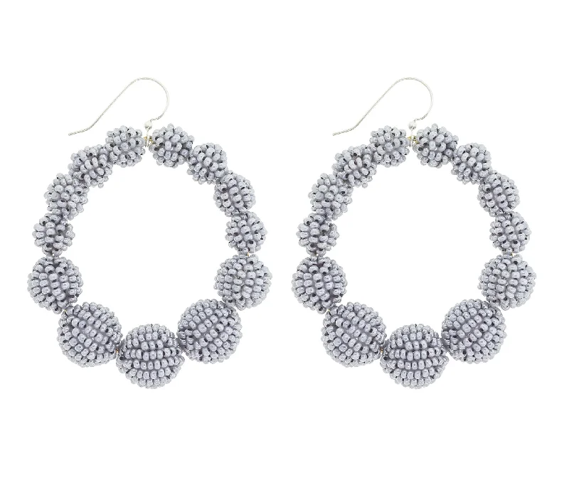 Ladies sapphire earrings-<br>The Olivia Hoop <br> Pixie