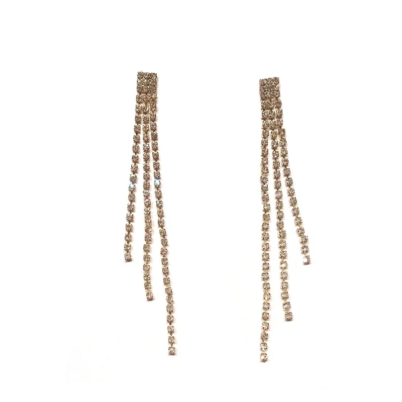 Ladies statement earrings-Krista Tassel Earrings