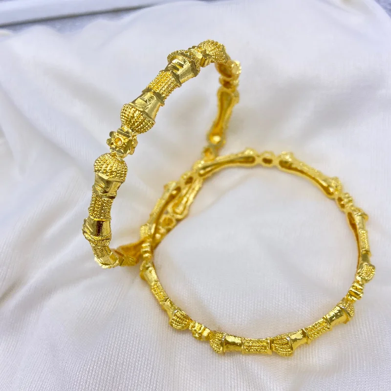 Ladies luxury bracelet-Orient Gold  Bangles 2 pcs.