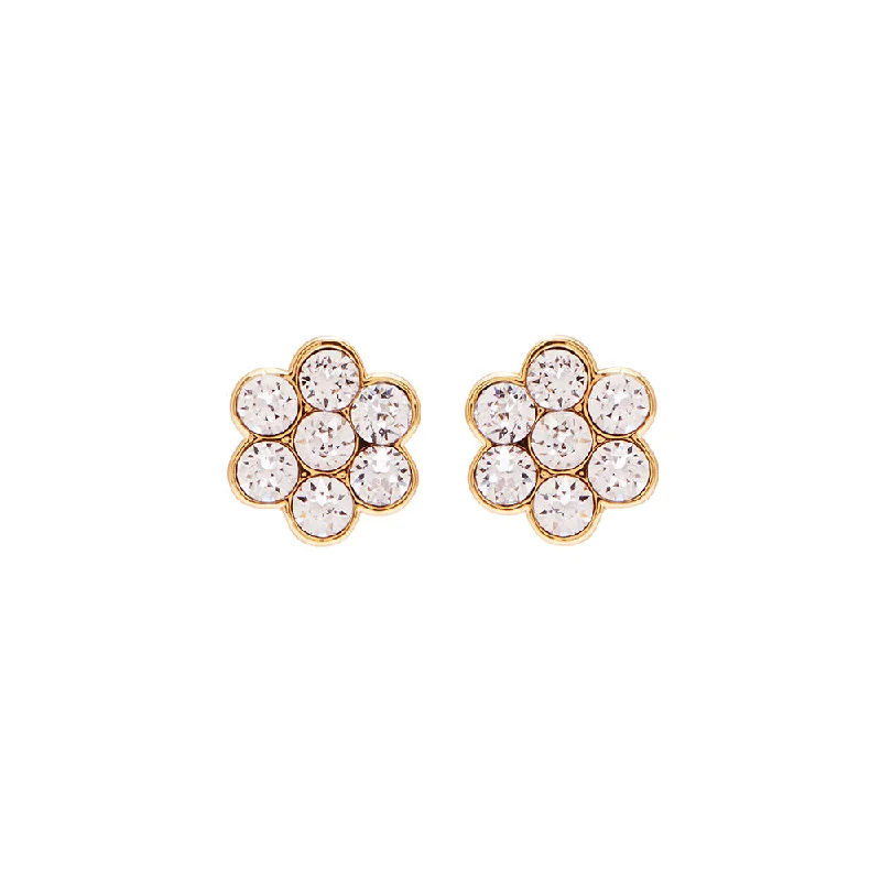 Ladies diamond stud earrings-Baby Libby Studs in Gold