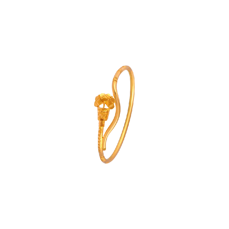 Ladies rose gold bracelet-22KT (916) Yellow Gold  Bangles For Women