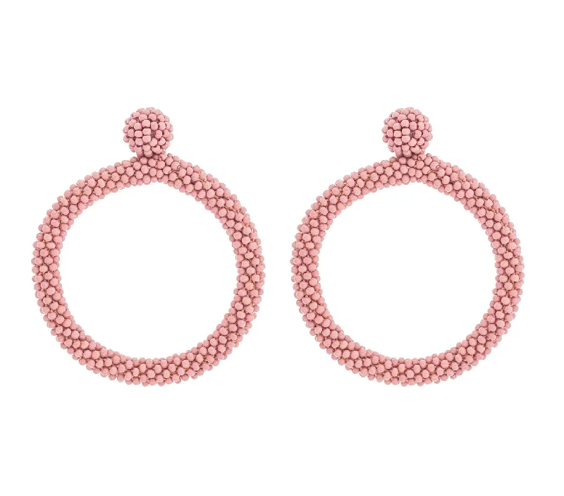 Ladies hoop earrings for women-<br>The Roll-On® Hoop <br> Desert Rose