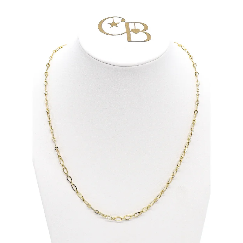 Ladies luxury diamond necklace-Christie Gold Chain Necklace 16"