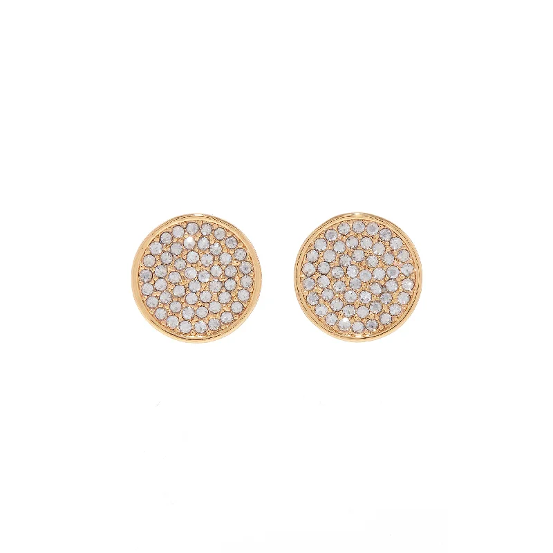 Ladies gold earrings-Aviv Studs in Gold