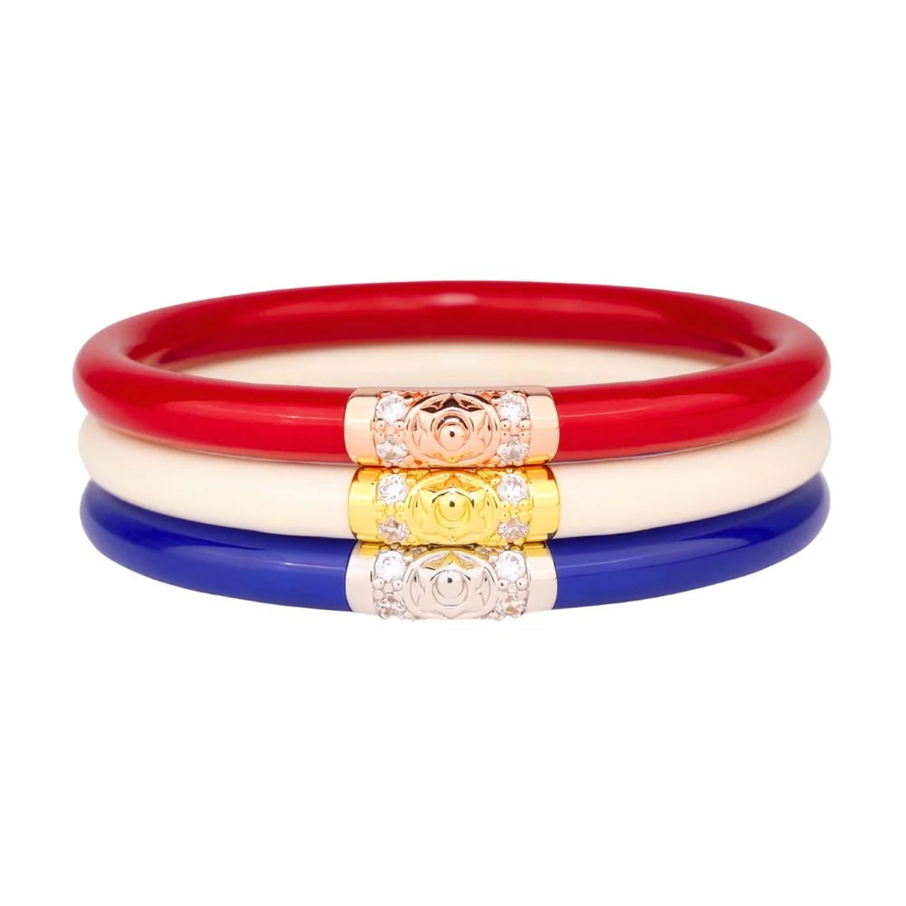 Ladies large bangle bracelet-BuDhaGirl | Set of Three | Three Kings All Weather Bangles in America