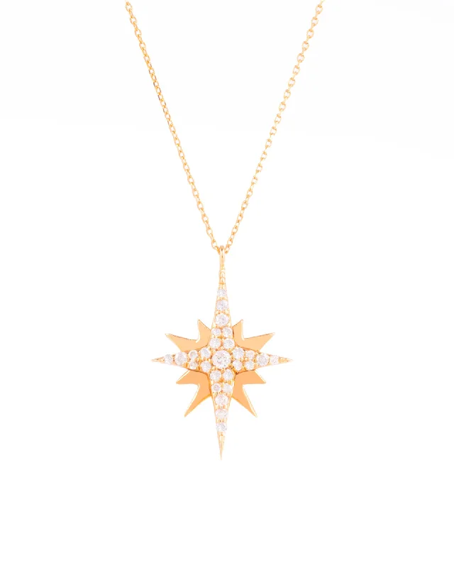 Ladies layered diamond necklace-Twinkle 18K Gold, Whitegold or Rosegold Necklace w. Diamonds