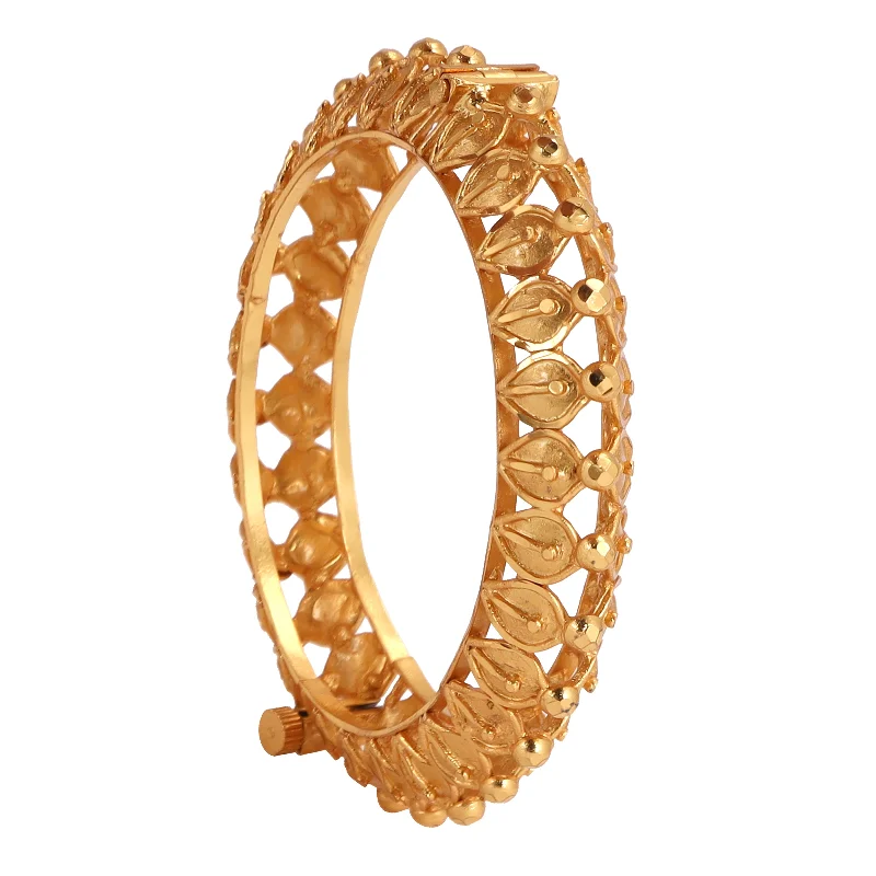 Ladies crystal bangle-Diya Kankan - One Piece | 24K Gold Plated Bangles