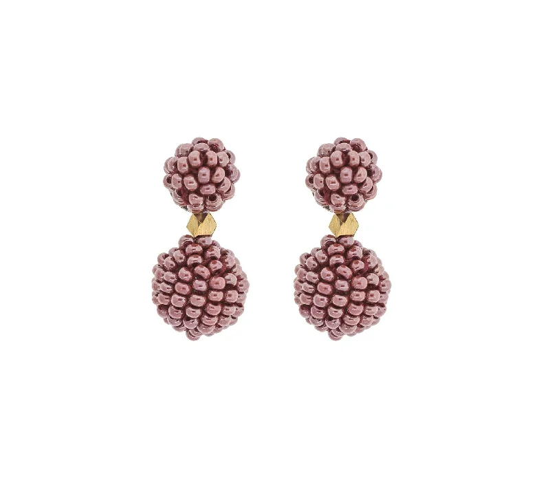 Ladies gold drop earrings-***NEW*** <br>The Waldorf Earring <br> Mulberry