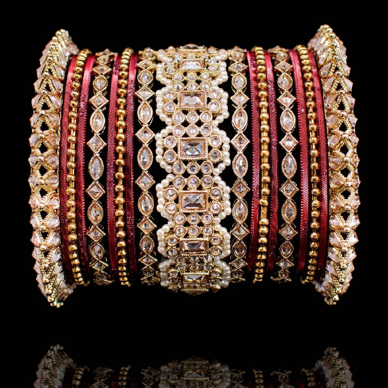 Ladies engraved bracelet-Pariza Bangles