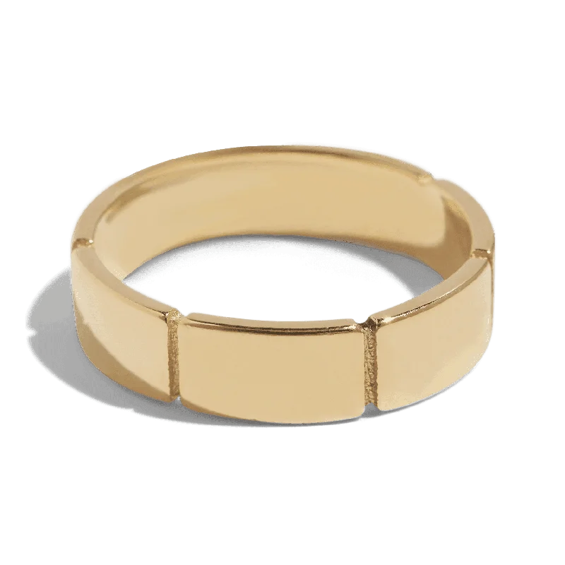 Ladies fashion ring-THE IMANI RING - 18k gold vermeil