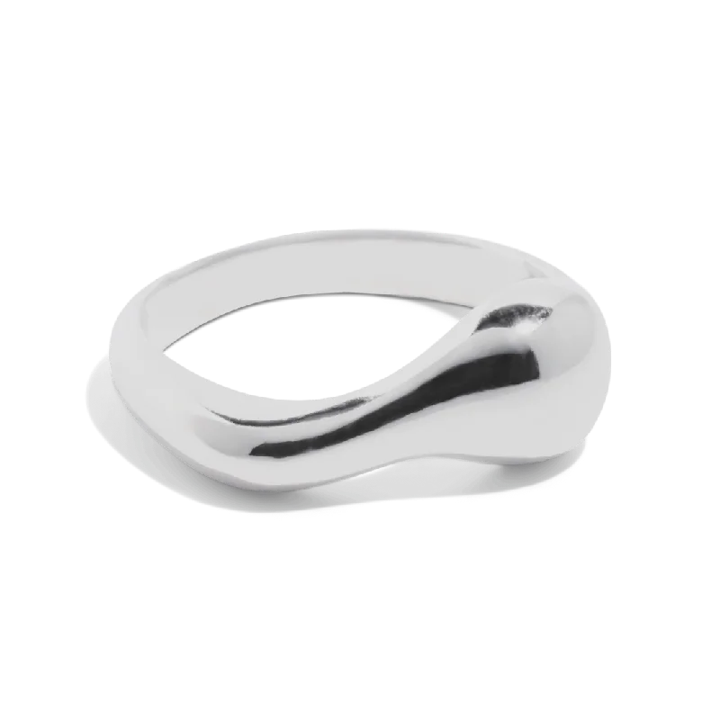 Ladies infinity ring-THE JUNE RING - sterling silver