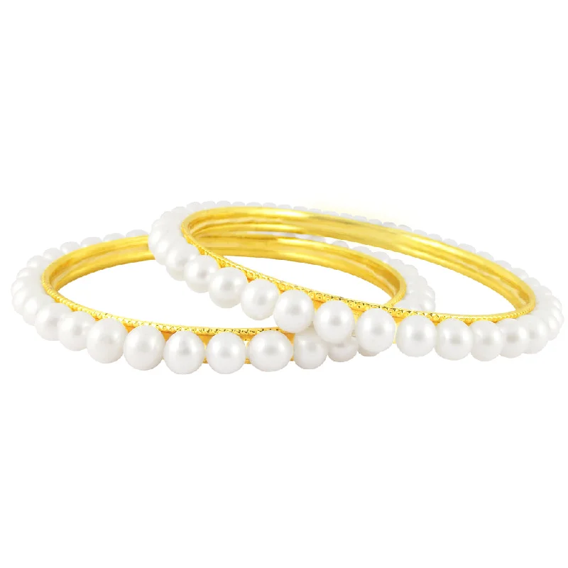 Ladies wrist bangle-J Pearls Cordial Pearl Bangles - Real Pearl Jewelry