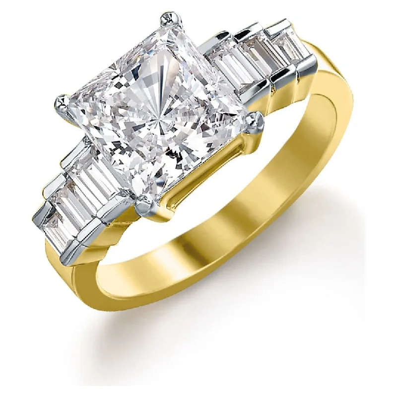 Ladies luxury engagement ring-Sunset Boulevard Ring