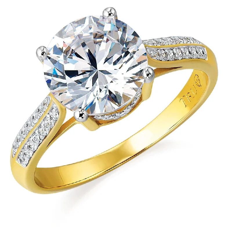 Ladies platinum engagement ring-4.4 ct. t.w. Grand Accolade Ring