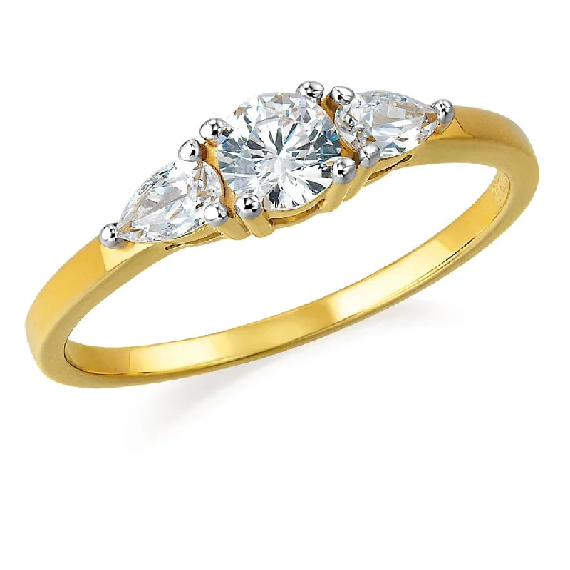 Ladies gold eternity ring-1 ct. t.w. Katarina Ring