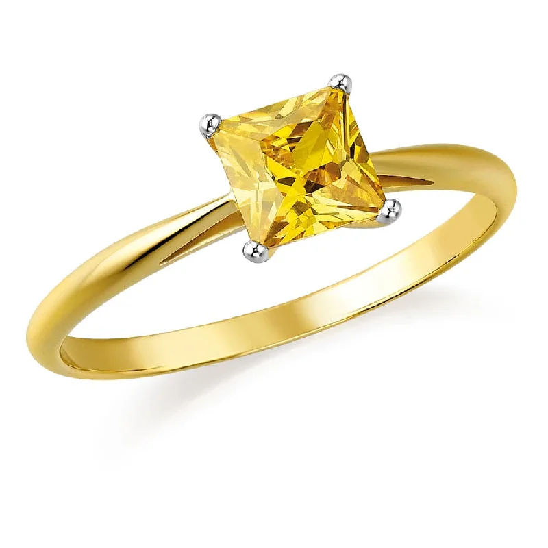 Ladies men’s and ladies matching rings-Yellow Belle Ring