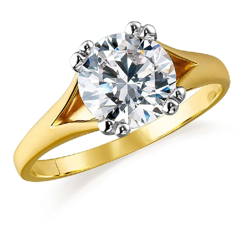 Ladies luxury engagement ring-Pristine Solitaire Ring