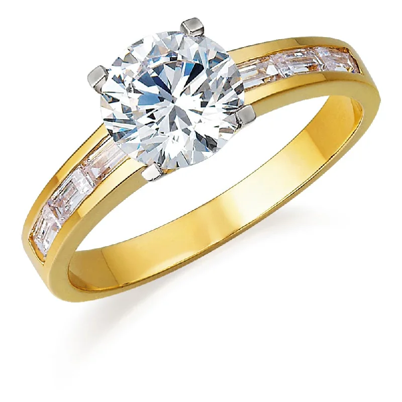 Ladies gemstone wedding ring-Sheer Bliss Ring