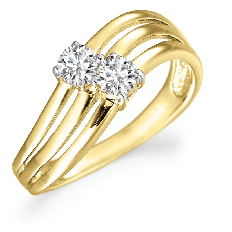 Ladies diamond band ring-Togetherness Ring