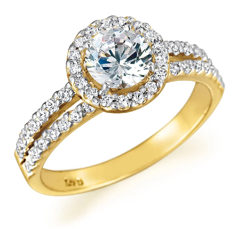 Ladies matching wedding rings-Posh Bel-Aire Ring