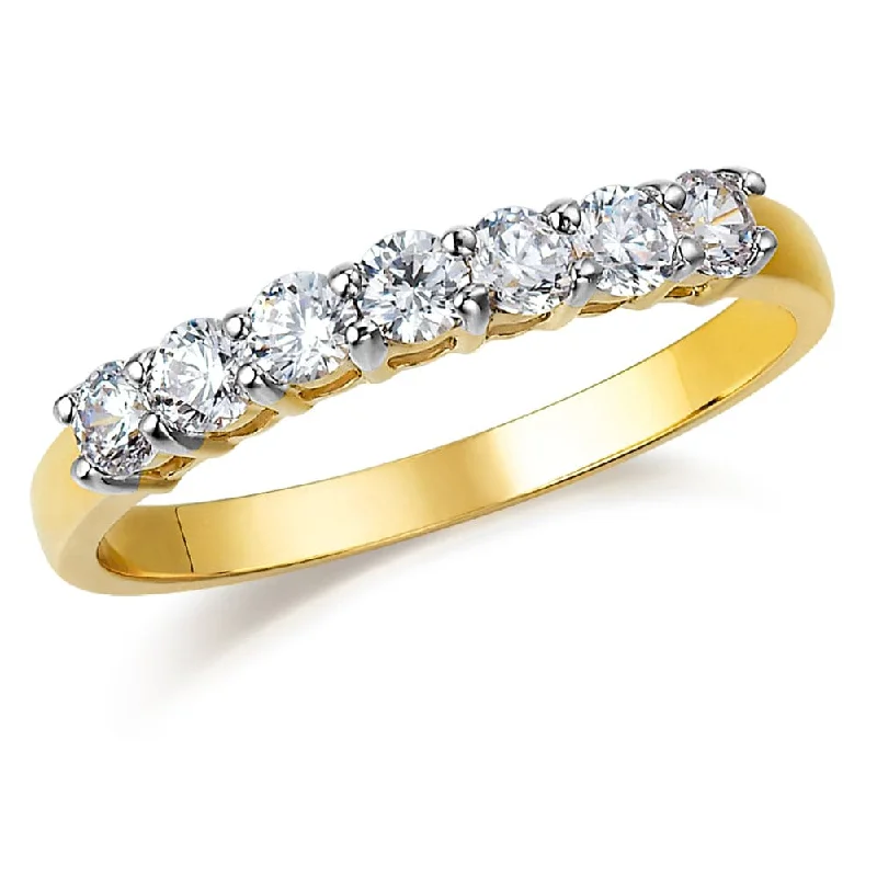 Ladies anniversary band-Amadore Eternity Ring