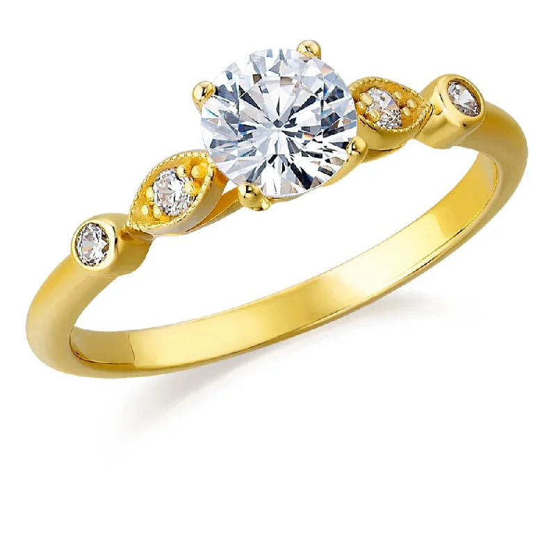 Ladies channel set ring-Mon Amour Ring