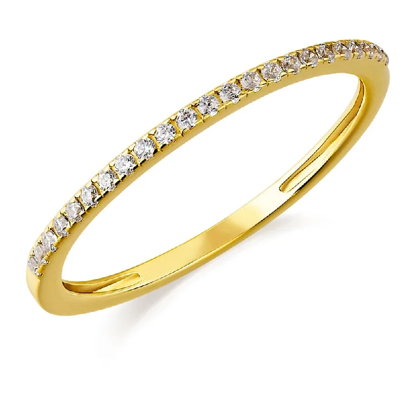 Ladies pinky ring-Twinkling Eternity Ring