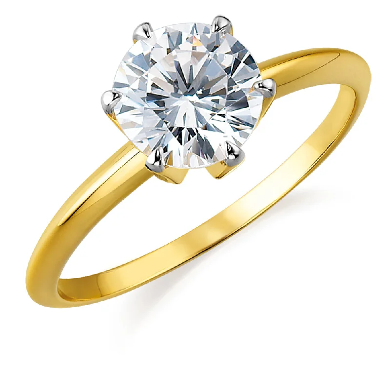 Ladies engagement ring-2 ct. Tiffany Style Solitaire Ring