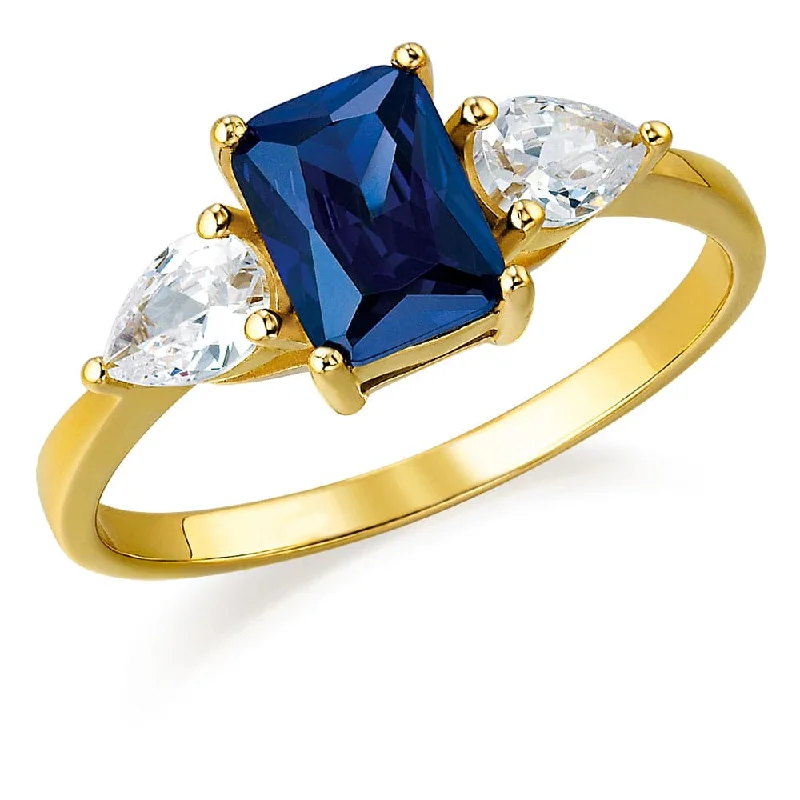 Ladies sapphire ring-Sapphire Inspiration Ring