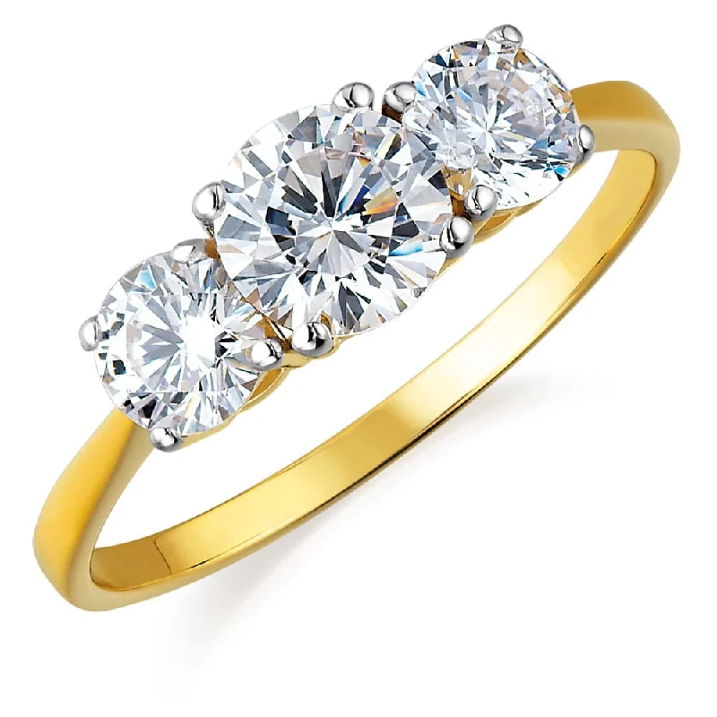 Ladies diamond ring-2 ct. t.w.  Ablaze Trilogy Ring