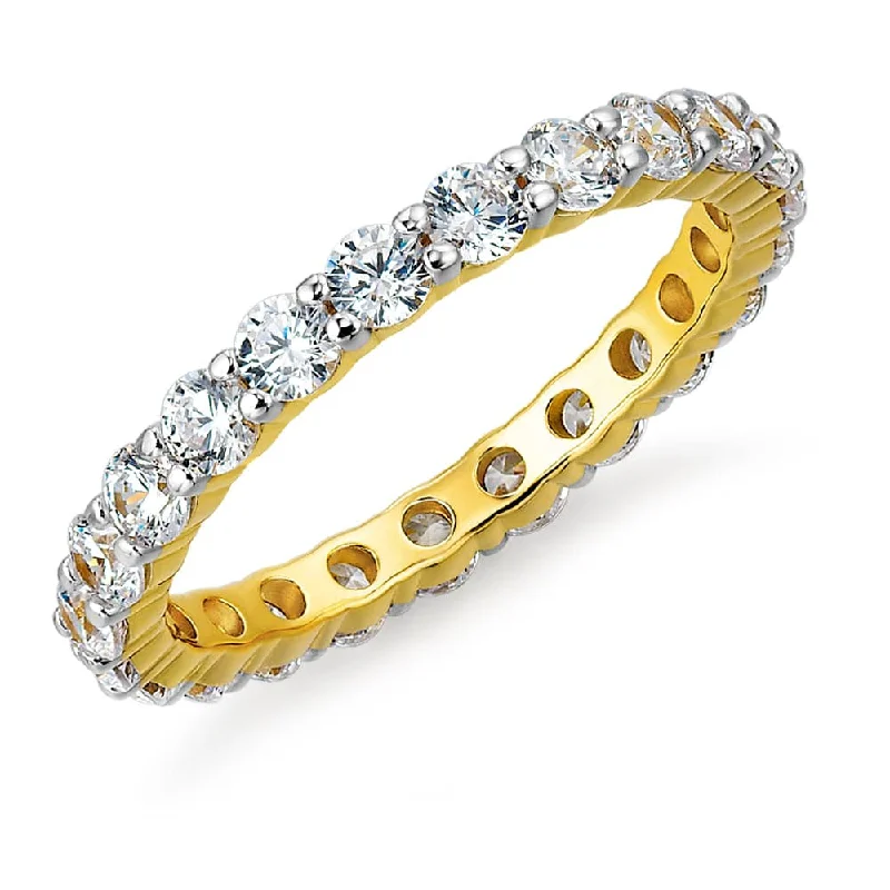 Ladies round diamond ring-2.2 ct. t.w. Eternity Ring