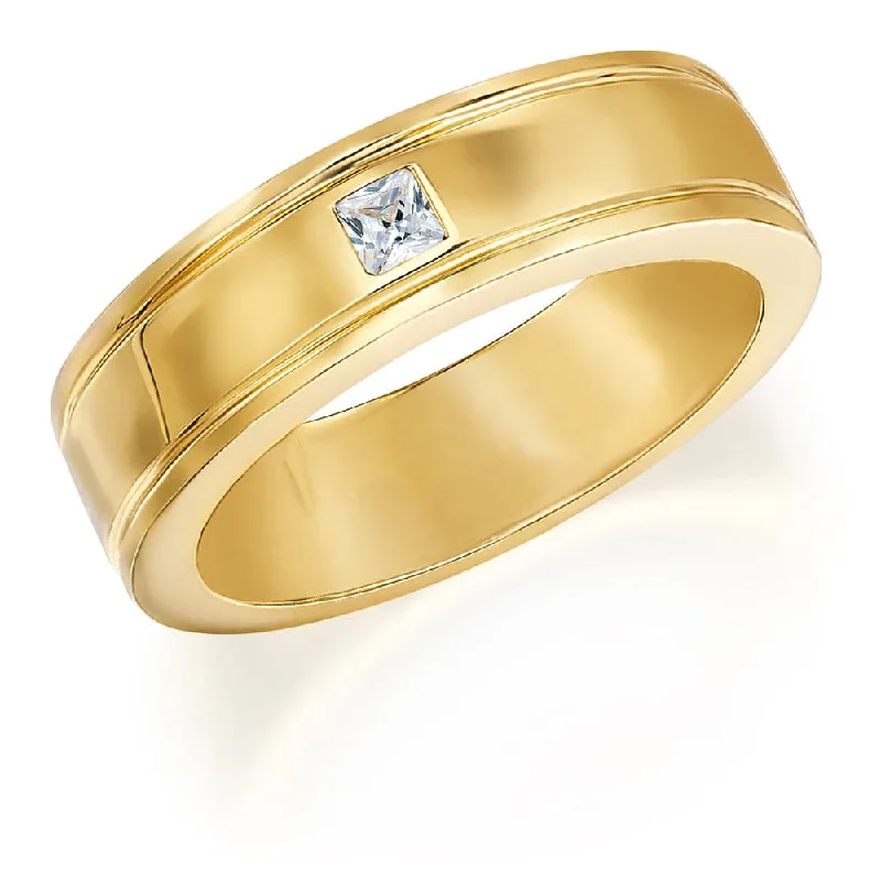 Ladies gold wedding ring-Tempting Touch Ring