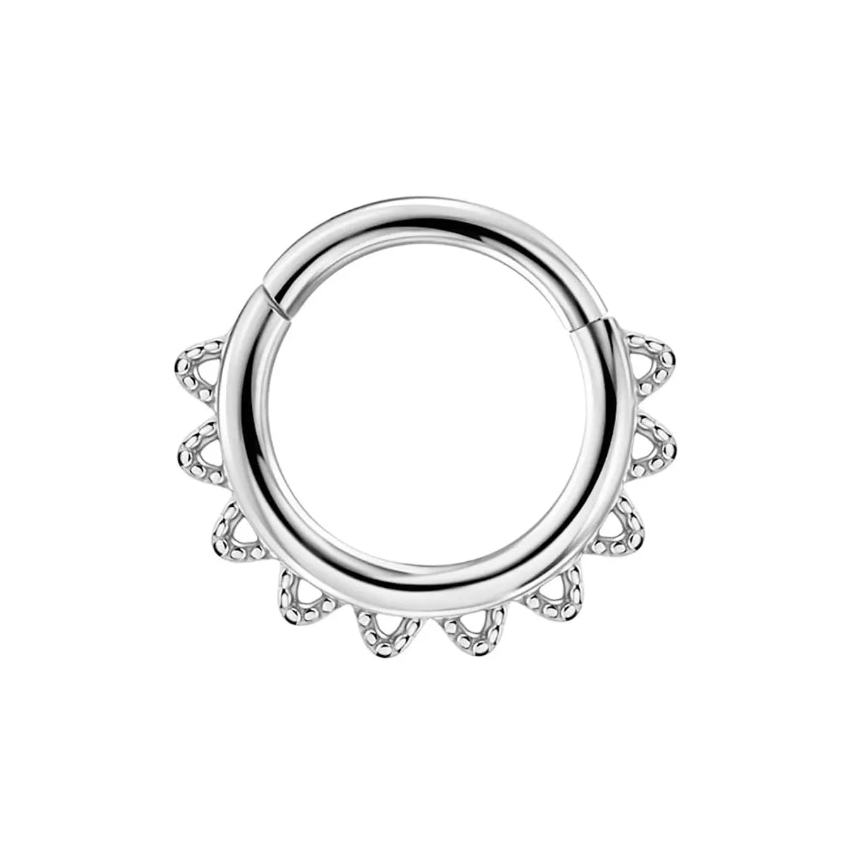 Ladies custom ring-Simple Style Sun Stainless Steel Nose Ring In Bulk