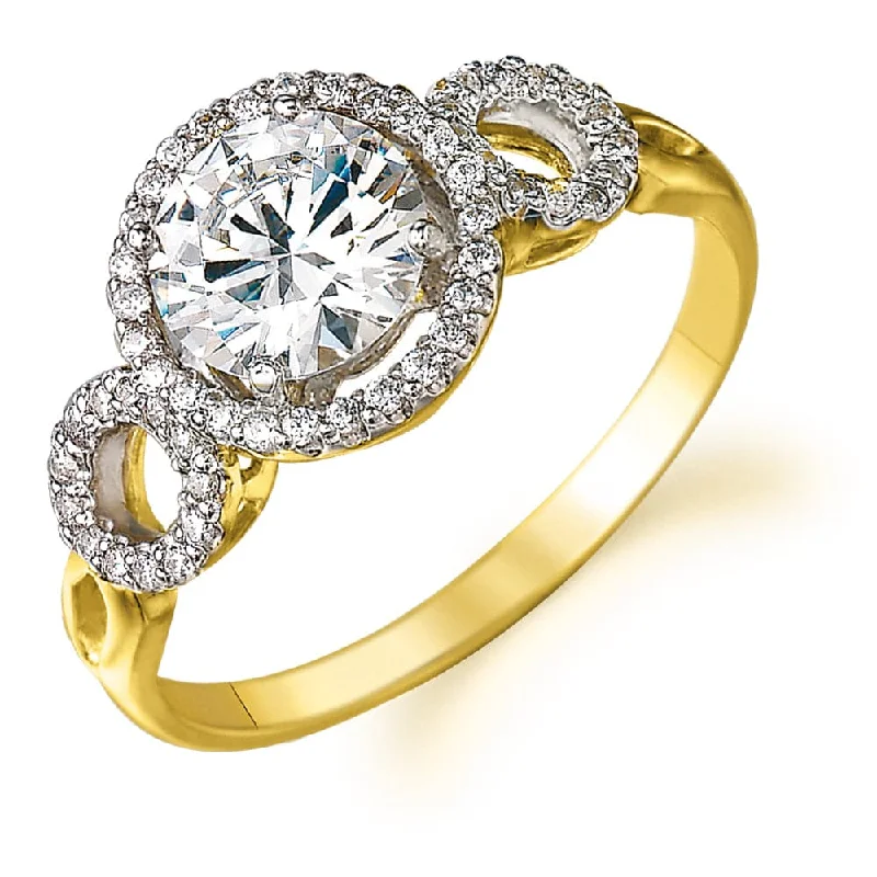 Ladies gold ring-Posh Malibu Ring